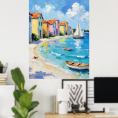 Abc islands coast ポスター (ホームオフィス)