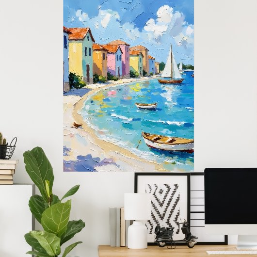 Abc islands coast ポスター (ホームオフィス)