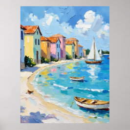 Abc islands coast ポスター