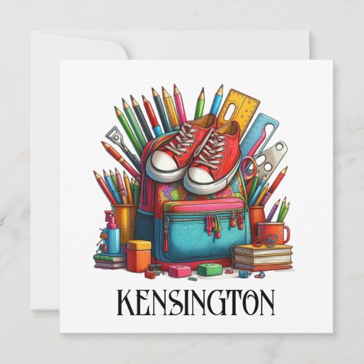 ABC LOOK ME - SEE BACK ノートカード (正面)