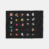 Abc Of Speech Therapy Alphabet Speech Language Pat フリースブランケット (正面(横))