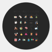 Abc Of Speech Therapy Alphabet Speech Language Pat ラウンドシール (正面)