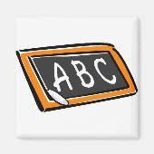 ABC On Blackboard マグネット (正面)
