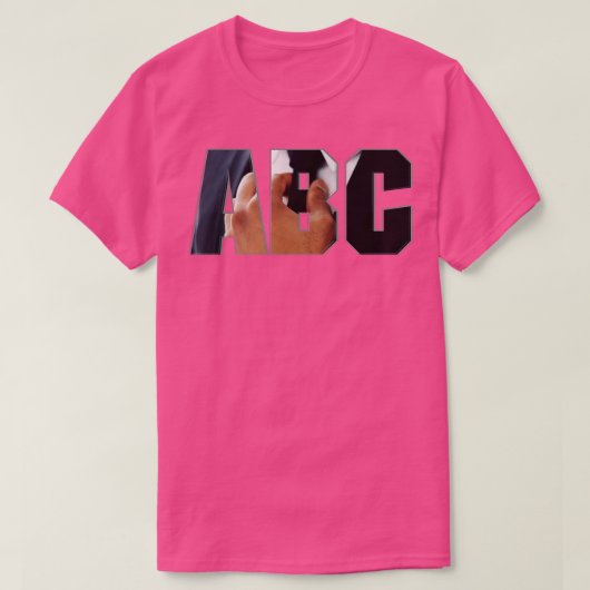 ABC Tシャツ (デザイン正面)