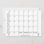 Abc Tpc B&W #1 サンキューカード (正面)