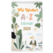 ABC Wild Animal Alphabet Kids Educational Calendar カレンダー (カバー)