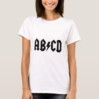 ABCD項目 Tシャツ