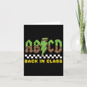 Abcd クラックに戻る 学校に復帰する少年少女のお茶会 カード