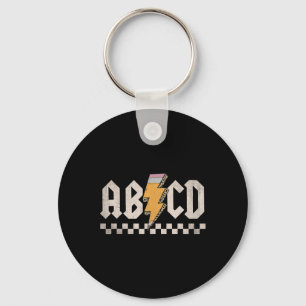 Abcd バックインCL 学校に戻る最初の日 先生 S キーホルダー