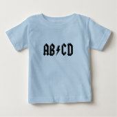 abcd ベビーTシャツ (正面)