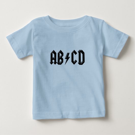 abcd ベビーTシャツ (正面)