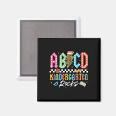 Abcd 幼稚園 Rocks 鉛筆 稲妻 Teachers マグネット (正面/裏面)