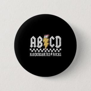 Abcd 幼稚園 Rocks 鉛筆 稲妻 Teachers 缶バッジ