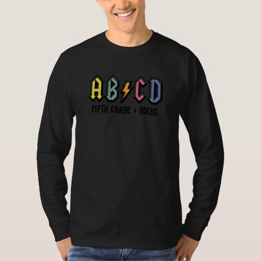 ABCD 5年生ロック Tシャツ (正面)