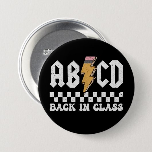 ABCD Back In Class 缶バッジ (正面&裏面)