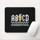 Abcd Kindergarten Rocks Pencil Lightning Teachers  マウスパッド (マウス)