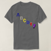 ABCDEF 2 Tシャツ (デザイン正面)