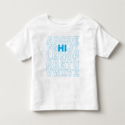 ABCHI_Blue トドラーTシャツ (正面)