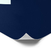 ABCsアルファベットホームスクール教室のグラフポスター ポスター (角)