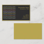 ABCsアルファベット教育先生インストラクター 名刺 (正面/裏面)