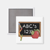 Abcs 123s Tシャツとギフト マグネット (正面/裏面)