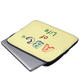 ABCs of Life Electronicsバッグ ラップトップスリーブ (正面下部)