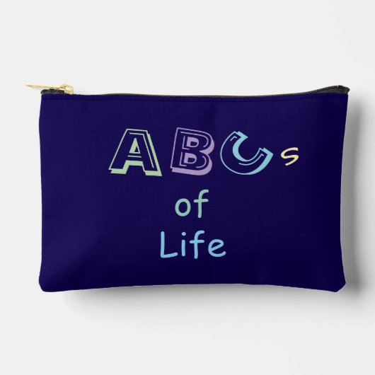 ABCs of Life Pouch/Bag アクセサリーポーチ (正面)