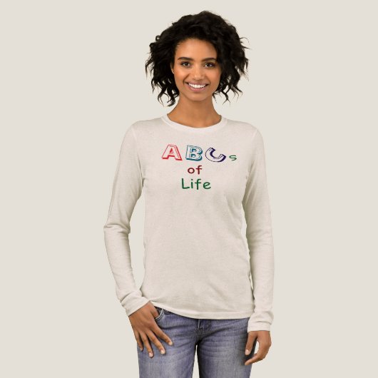 ABCs of Life T-Shirt トライブレンドＴシャツ (正面全体)