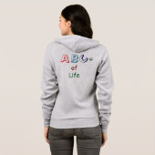 ABCs of Life T-Shirt パーカ (裏面フル)