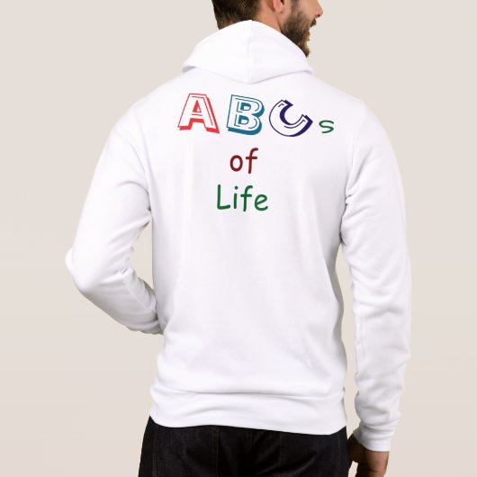 ABCs of Life T-Shirt パーカ (裏面)
