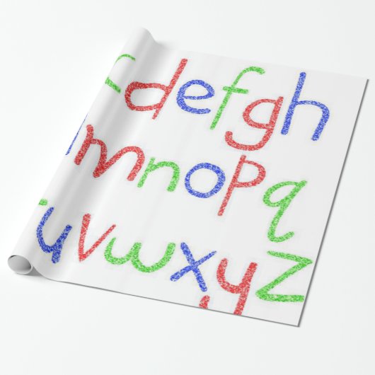 Abc's Wrapping紙 ラッピングペーパー (アンロールド)