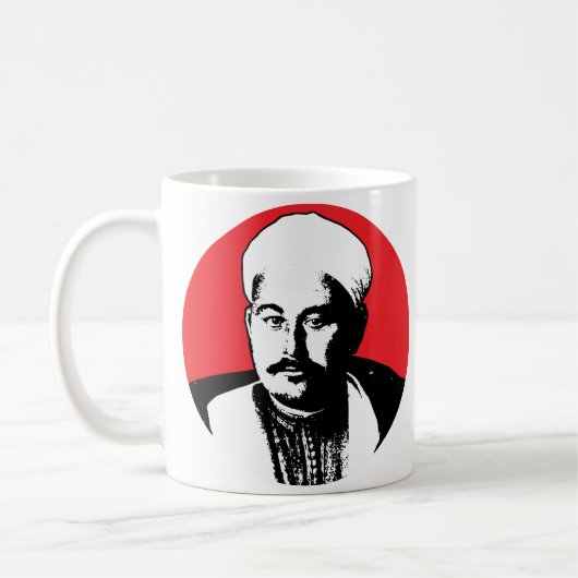 Abd el-Krim RifリーダーアイコンスタイルAbdelkarim コーヒーマグカップ (左)