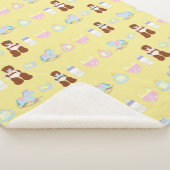 ABDLそうかわいい| Baby4life | ABDLの完全な毛布 シェルパブランケット (3/4)