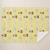 ABDLそうかわいい| Baby4life | ABDLの完全な毛布 シェルパブランケット (正面(横))