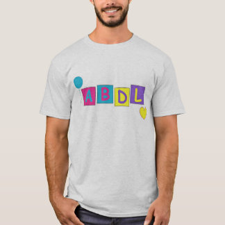 ABDLの明るいロゴ Tシャツ