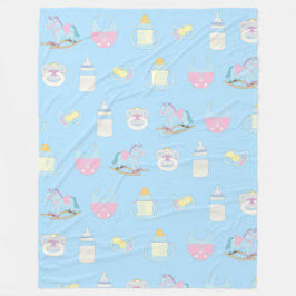 ABDL毛布|の大人のベビーブランケット| B4L フリースブランケット