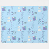 ABDL毛布|の大人のベビーブランケット| Baby4Life フリースブランケット (正面(横))