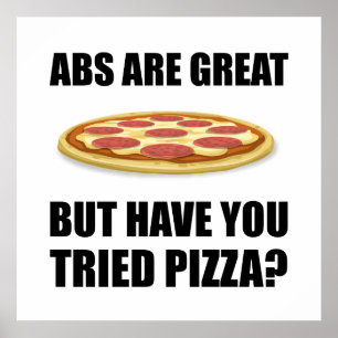 Abdominalsピザ ポスター