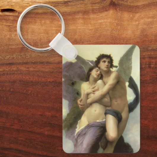 Abduction (aka Ravishment) of Psyche by Bouguereau キーホルダー (正面)