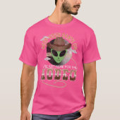 Abduction Funny Ufo Western Tシャツ (正面)