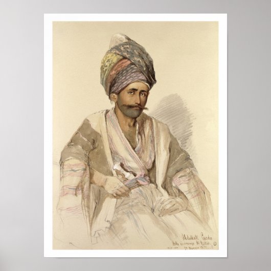Abdullah - Kurd from Bitlis, 1852 ポスター (正面)