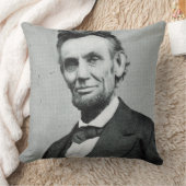 Abeリンカーン1のポートレート クッション (ブランケット)