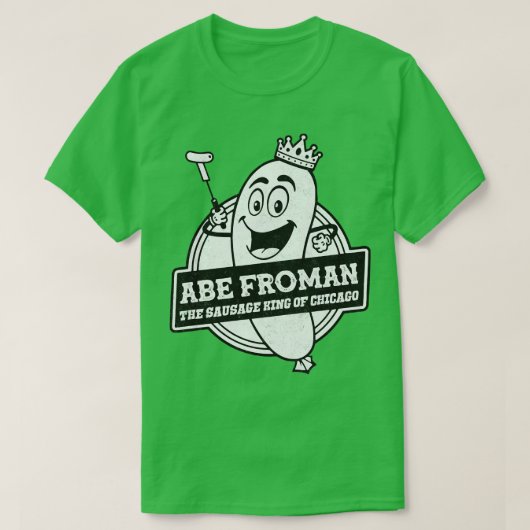 Abe Froman The Sawage King of Chicagoヴィンテージ Tシャツ (デザイン正面)