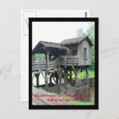 Abe Lincolnはここで働いた ポストカード (正面/裏面)