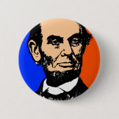 ABE LINCOLN (2) 缶バッジ (正面)