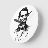 ABE LINCOLN (3) ラウンド壁時計 (傾斜)