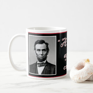 Abe Lincoln A家が分裂した コーヒーマグカップ