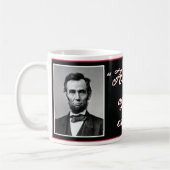 Abe Lincoln A家が分裂した コーヒーマグカップ (左)