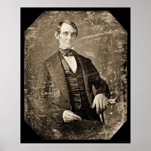 Abe Lincoln Daguerreotype 1846 ポスター (正面)
