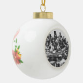 Abe Lincoln Gettysburg住所:内戦の終結 セラミックボールオーナメント (左)